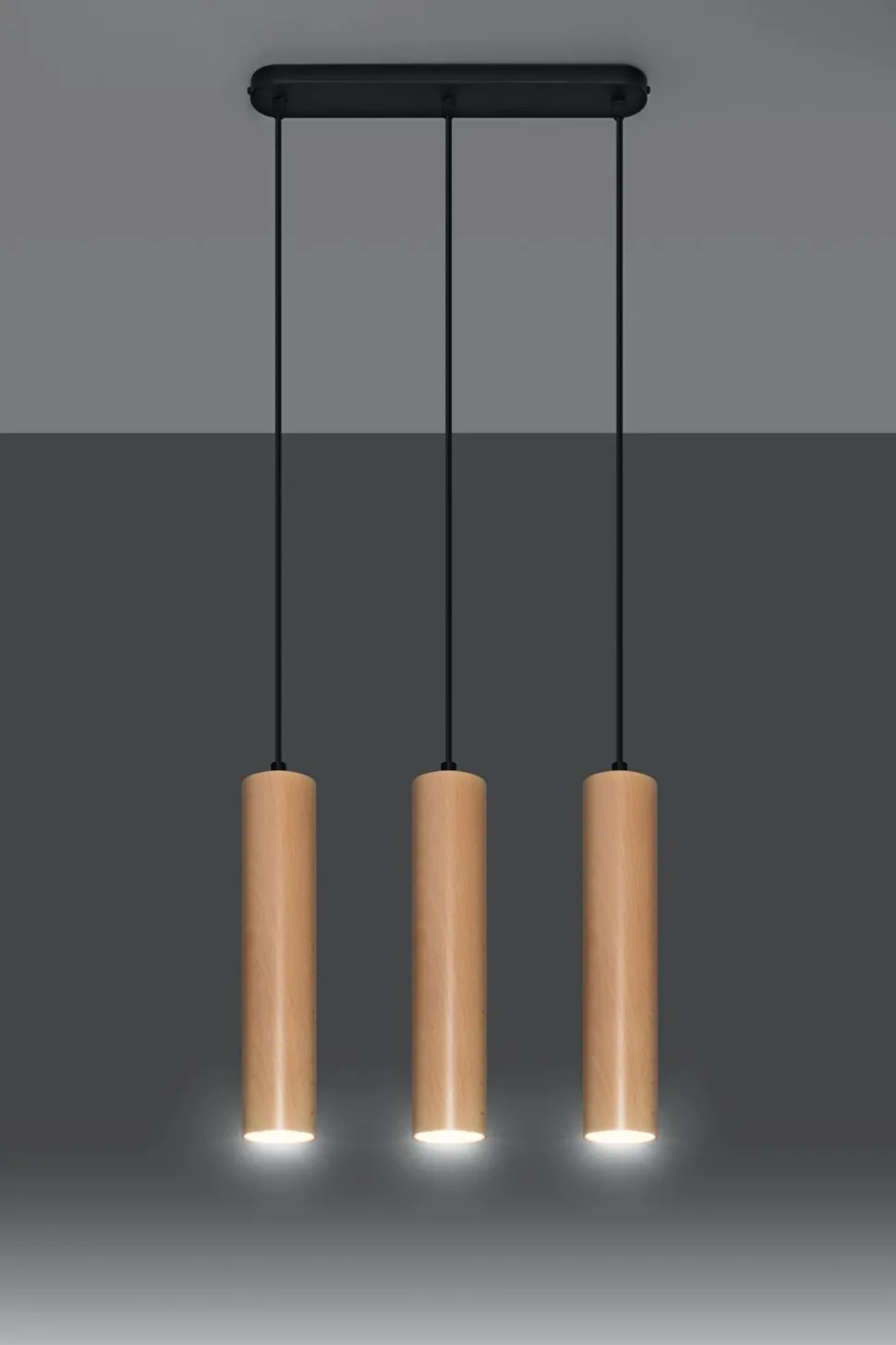 Hängeleuchte Holz 2-flammig GU10 BAYLEE Esszimmer