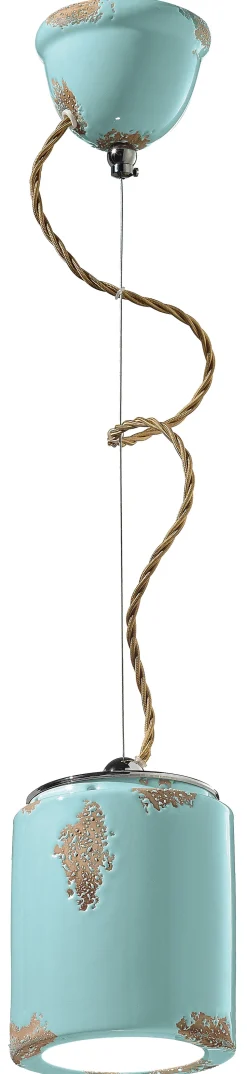 Hängeleuchte Keramik E27 Ø 12,5 cm H: max. 114 cm rund