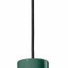 Hängeleuchte Keramik E27 rund D: 8 cm Grün