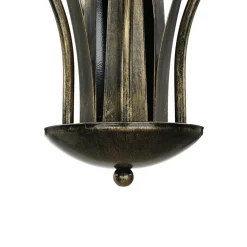 Hängeleuchte KORFU in Messing Antik 5-flmg