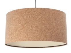 Hängeleuchte Kork Ø 60 cm E27 Modern Boho Esstisch