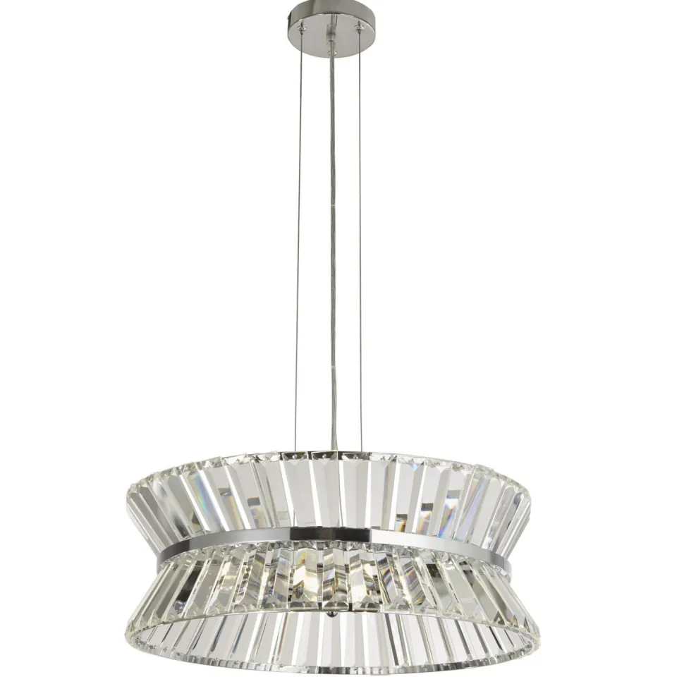 Hängeleuchte Kristall Ø 50 cm rund 7x G9 Jugendstil