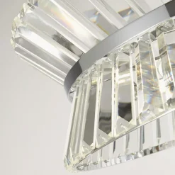 Hängeleuchte Kristall Ø 50 cm rund 7x G9 Jugendstil