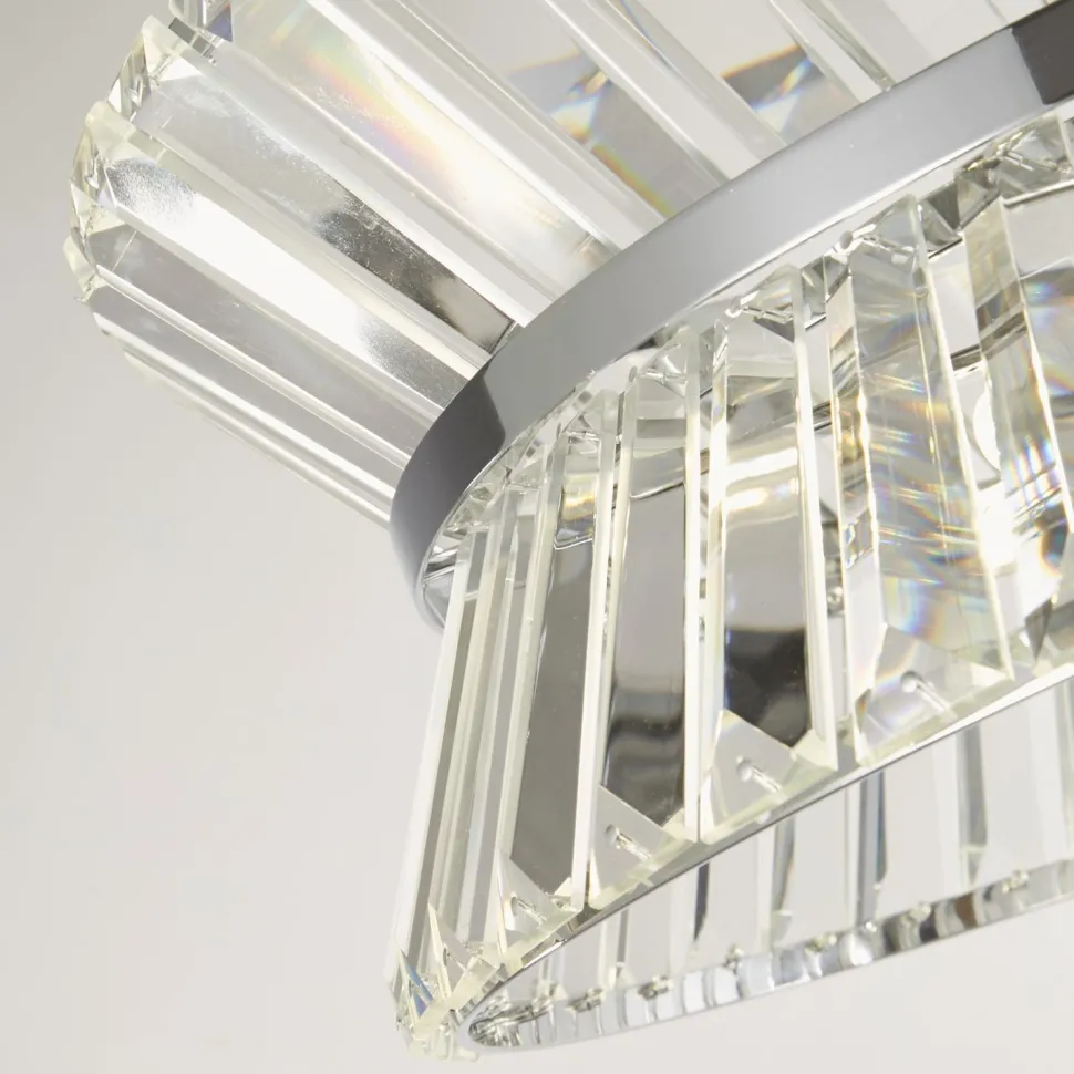 Hängeleuchte Kristall Ø 50 cm rund 7x G9 Jugendstil