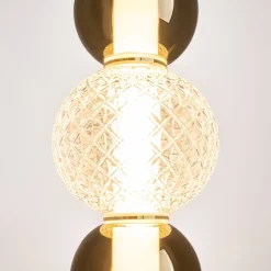 Hängeleuchte LED Metall Rauchglas B: 38 cm 4000 lm INA