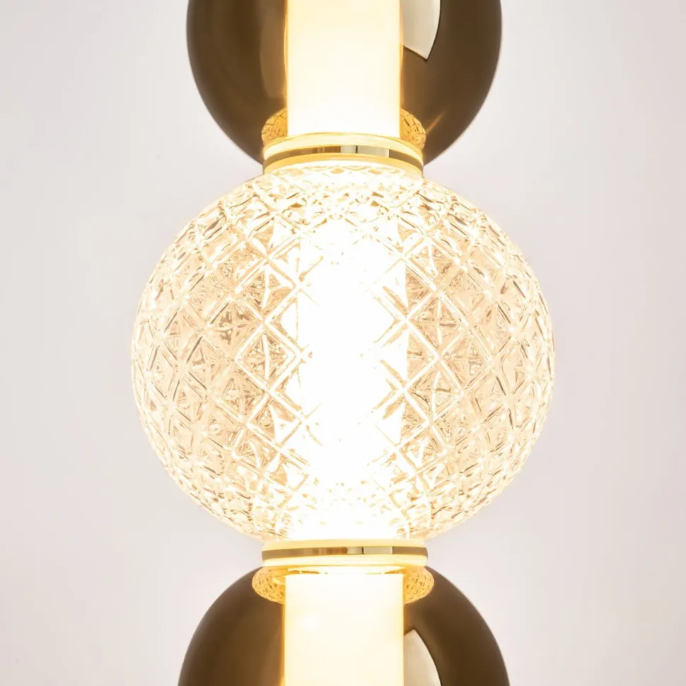 Hängeleuchte LED Metall Rauchglas B: 38 cm 4000 lm INA