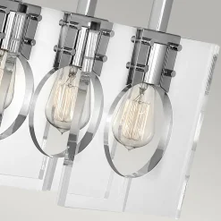 Hängeleuchte länglich H: max. 142,9 cm Nickel poliert E27