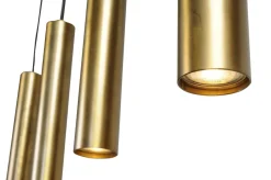 Hängeleuchte Messing Schwarz GU10 Metall 3-flammig