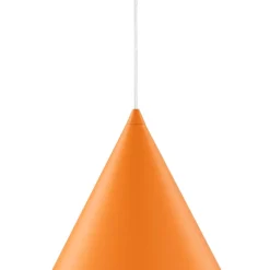 Hängeleuchte Metall Ø 32 cm H: max. 165 cm Orange E27