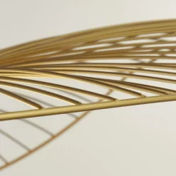 Hängeleuchte Metall in Gold E27 Ø 53 cm höhenverstellbar