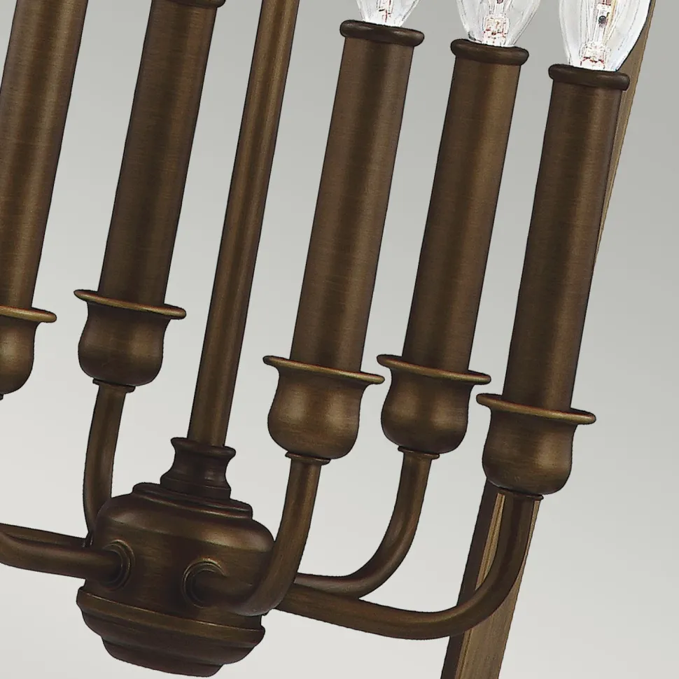 Hängeleuchte Metall in Messing antik Vintage NADICIA