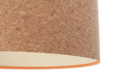 Hängeleuchte Modern E27 Ø 30 cm Kork Wohnzimmer