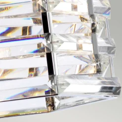 Hängeleuchte Modern Metall Kristall E27 BERSIVA