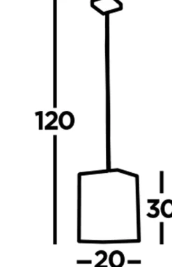 Hängeleuchte Natur Schwarz eckig E27 Holz Bambus