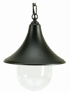 Hängeleuchte Outdoor Schwarz Rustikal Aluminium IP43