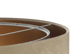 Hängeleuchte rund D: 50 cm E27 Stoff Velours Optik