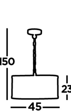 Hängeleuchte Schwarz Ø 45 cm aus Mesh Metall 3x E27 Retro