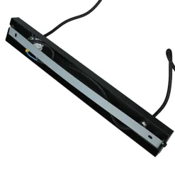 Hängeleuchte Schwarz breiter Schirm Retro 2 flmg