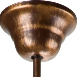 Hängeleuchte Shabby Braun antik Metall 5-flammig