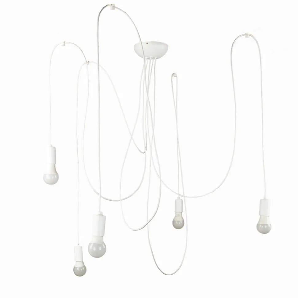 Hängeleuchte SPIDER in Weiß 5-flmg