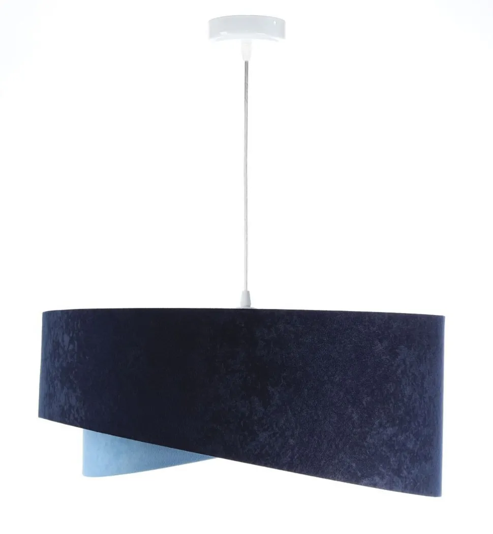 Hängeleuchte Stoff rund Ø 50 cm Velours Optik Modern MARLON