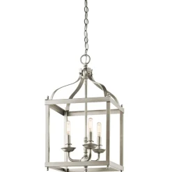 Hängeleuchte THOREN Nickel kürzbar Lampe Esszimmer