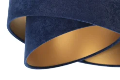 Hängeleuchte verstellbar 3-flammig E27 Weiß Blau Gold E27