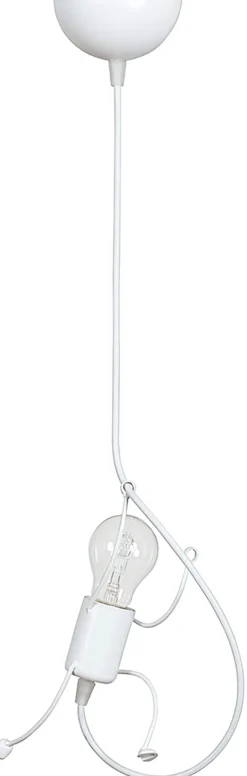 Hängeleuchte Weiß Für Kinder verspielt E27 Bobby