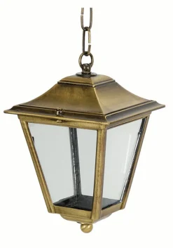 Hängende Laterne aus Messing außen Rustikal