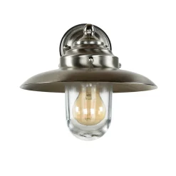 Hoflampe KAVALA Messing Glas IP64 rostfrei Außen