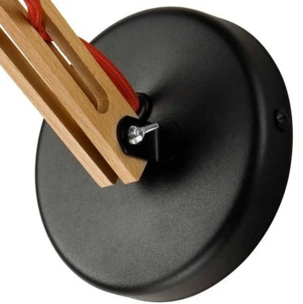 Holz Schwarz Spot Modern vielseitig TIASIA Lampe