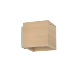 Holzlampe GEO Up Down B:10cm quadratisch G9