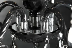 Imposant Pendellampe Klassisch E14 Schwarz Acryl