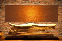 Individuelle Tischlampe 50cmx80cm Treibholz