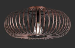 Industrial Deckenleuchte Metall Kupfer Antik E27 Ø40 cm