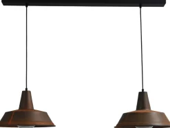 Industrie Hängelampe Braun Antik Ø35cm 2xE27 PRATO