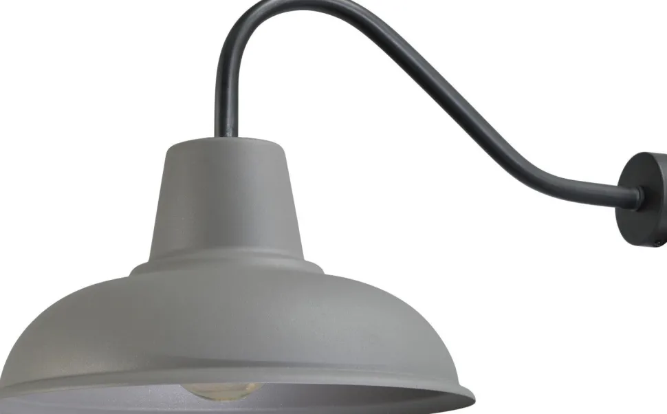 Industrie Hotelleuchte E27 in Anthrazit