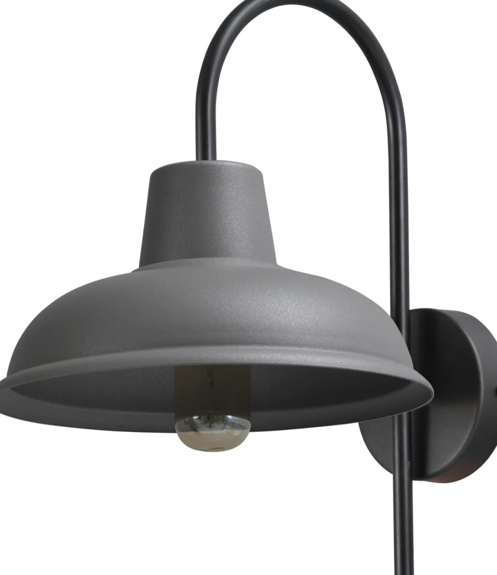 Industrie Schlafzimmerleuchte in Anthrazit