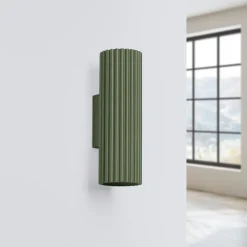 Innenwandlampe klein H: 20 cm Grün GU10 2-flammig Up Down