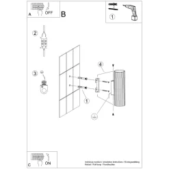 Innenwandlampe klein H: 20 cm Grün GU10 2-flammig Up Down