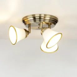 Jugendstil Deckenlampe 3xE14 Ø40cm drehbar GRANDO