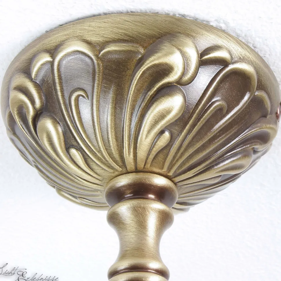 Jugendstil Deckenleuchte Deckenlampe Beige