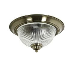 Jugendstil Leuchte für die Decke 2xE14 messing-farben