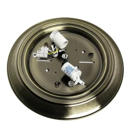 Jugendstil Leuchte für die Decke 2xE14 messing-farben