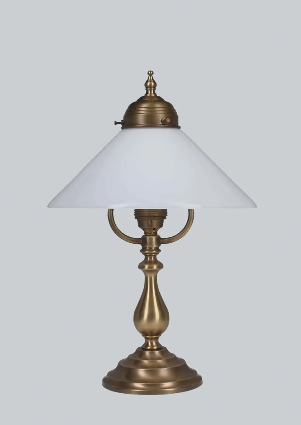 Jugendstil Messinglampen