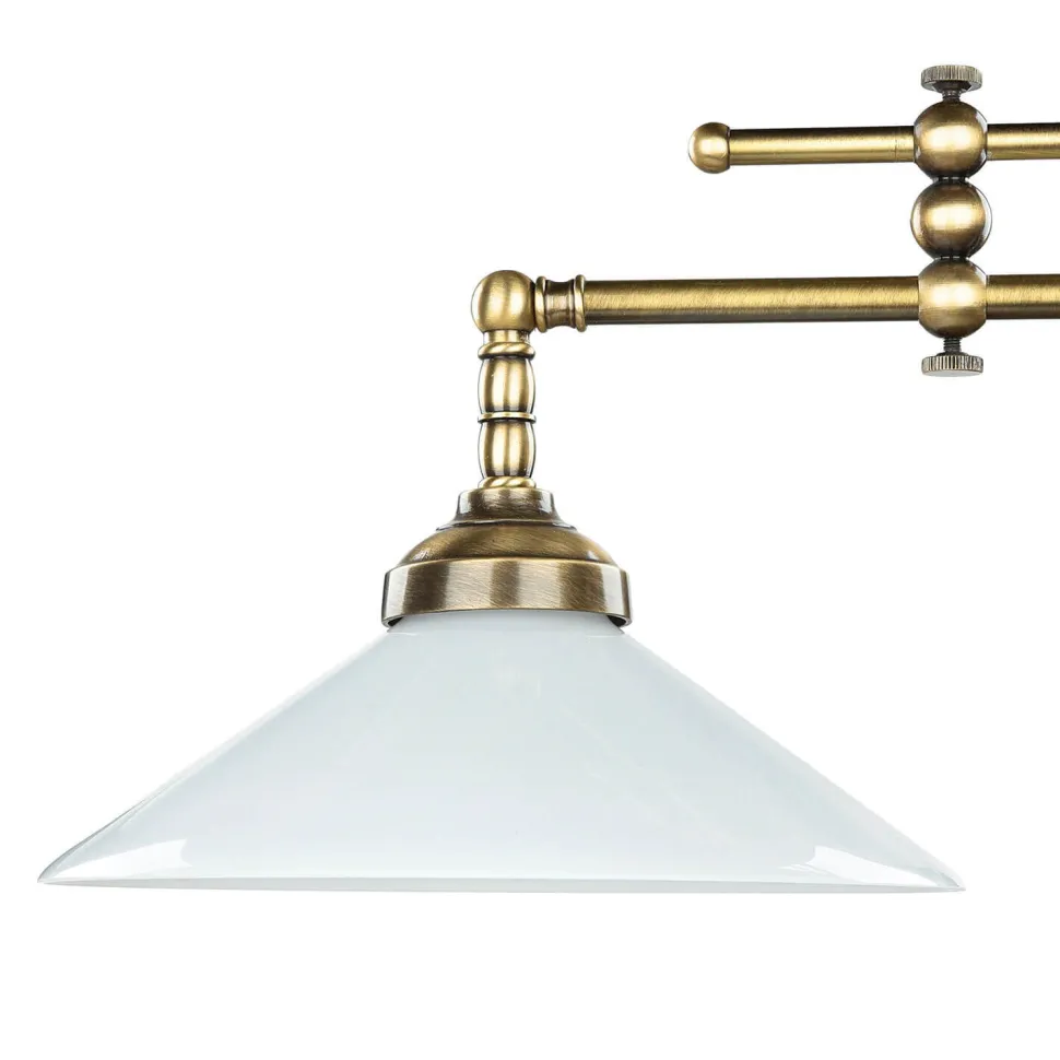 Jugendstil Profi Billardtischlampe E27 Weiß Esszimmer