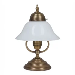 Jugendstil Tischleuchte Berliner Messing V20