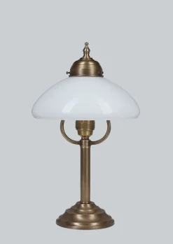 Jugendstil Tischleuchte Berliner Messing V23