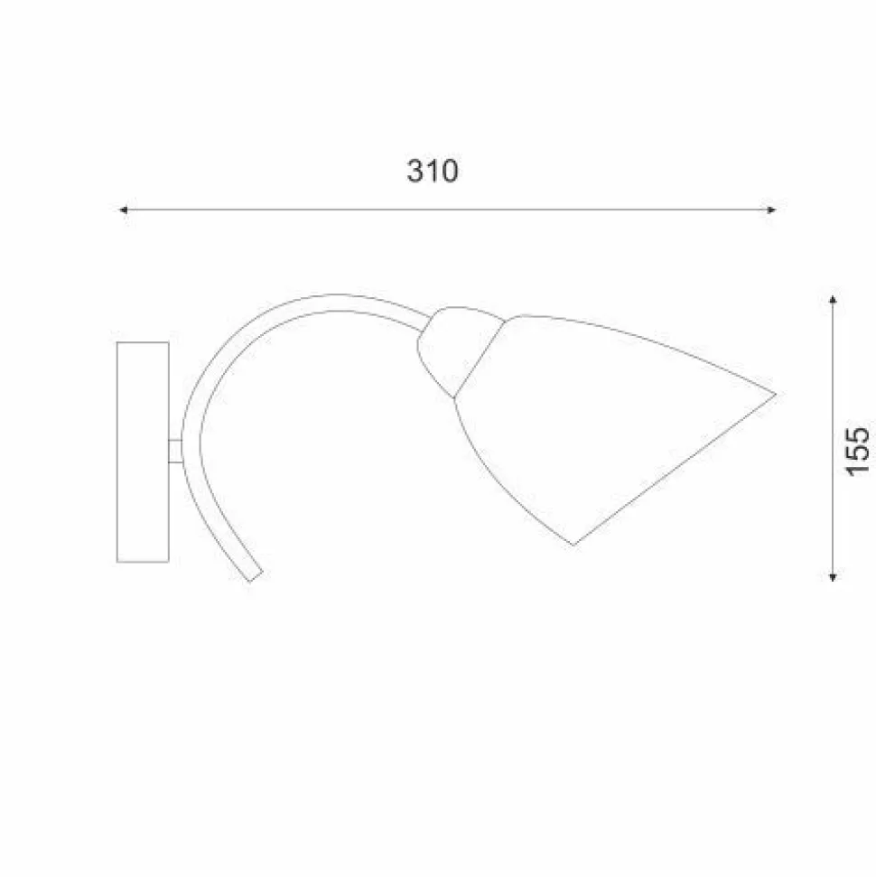 Jugendstil Wandlampe Glas Metall in Nickel Weiß E27