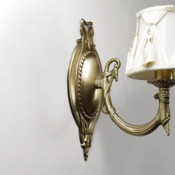Jugendstil Wandleuchte Wandlampe Weiß